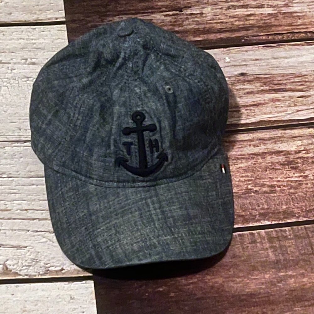Tommy Baseball Cap Embroidery Anchor